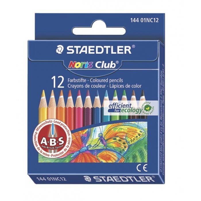 фото: Набор цветных карандашей Staedtler Noris club 144 12 цветов