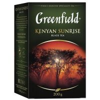 Чай Greenfield Kenyan Sunrise (Кениан Санрайз), черный, листовой, 200 г