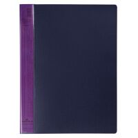Папка с 40 вкладышами Durable 'DuraLook Color', 25мм, 700мкм, антрацит-фиолетовая