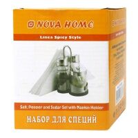 Набор Nova Home для специя 3 предмета с салфетницей