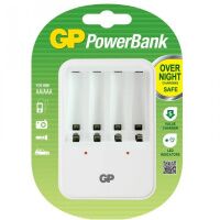Зарядное устройство для аккумуляторных батареек Gp PB420GS, без аккумуляторов