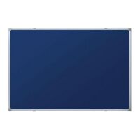 Доска текстильная Attache 90х120см, синяя, алюминиевая рамка