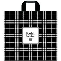 Пакет с петлевой ручкой Артпласт 'Scotch fashion', 40*40+5 (100)
