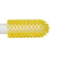 Щетка-ерш для очистки труб Vikan 5380506 d=50мм, гибкая ручка, жесткий ворс, желтая