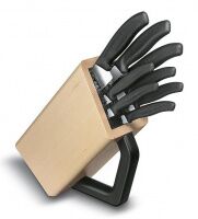 Набор ножей Victorinox Swiss Classic, 8шт/уп, черные