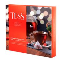 Набор чая Tess 9 видов чая и чайных напитков, в пирамидках, 400г
