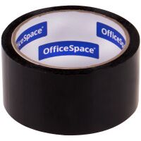 Клейкая лента упаковочная Officespace Officespace 48мм х40м, черная, 45мкм