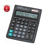 Калькулятор настольный Citizen SDC-664S черный, 16 разрядов