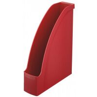 Накопитель вертикальный для бумаг Leitz Plus А4, 78мм, красный, 24760025