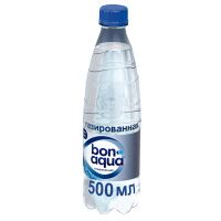 Питьевая вода Bon Aqua 0,5 л газированная, ПЭТ
