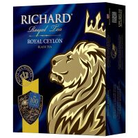 Чай Richard Royal Ceylon, черный, 100 пакетиков