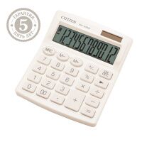 Калькулятор настольный Citizen SDC-812NR-WH белый, 12 разрядов