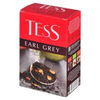Чай Tess Earl Grey (Эрл Грей), черный, листовой, 200г