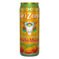 Холодный чай Arizona Arizona Mucho Mango Eu, зеленый, 0.5л