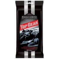 Салфетки влажные для автомобиля Top Gear для салона, 30шт/уп