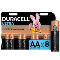 Батарейка Duracell Ultra AA LR06, алкалиновая, 8шт/уп