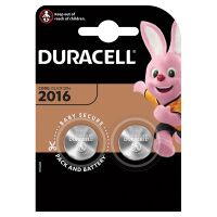 Батарейка Duracell CR2016, 3В, литиевая, 2BL, 2шт/уп