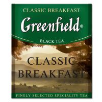 Чай Greenfield Classic Breakfast (Классик Брекфаст), черный, для HoReCa, 100 пакетиков