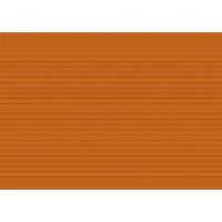 Карточки для картотеки Brunnen А6, оранжевые, линованные, 100шт