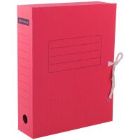 Архивная папка на завязках Officespace красная, А4, 75 мм
