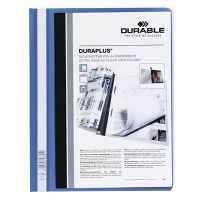 Скоросшиватель пластиковый Durable Duraplus синий, А4, 2579-07