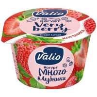 Йогурт Valio Clean Label клубника, 2.6%, 180г