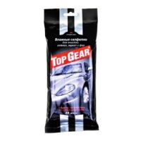 Салфетки влажные для автомобиля Top Gear для стекол, 30шт/уп