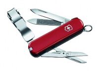 Нож перочинный Victorinox Nail Clip 580 8 функций, красный