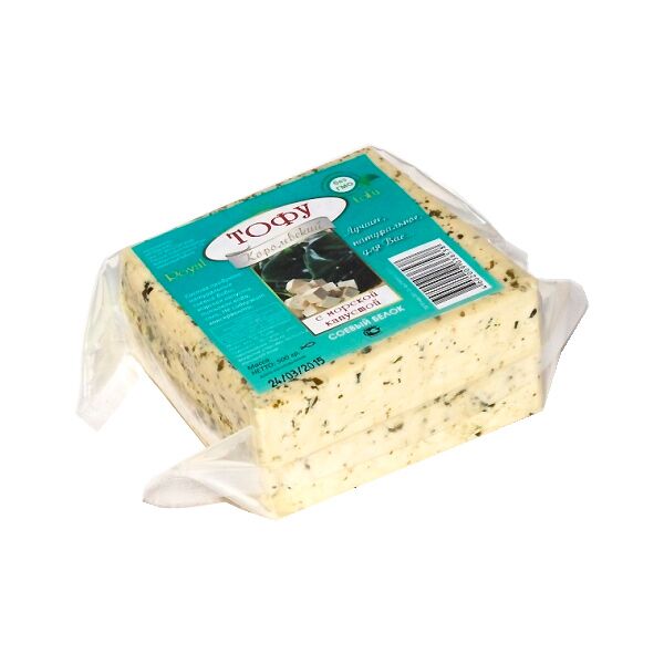 фото: Сыр соевый Royal Tofu с морской капустой, 500г