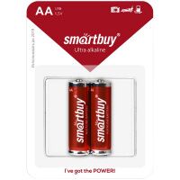Батарейка SmartBuy AA (LR06), 2шт/уп