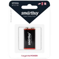 Батарейка Smart Buy MN1604 6F22, 9В, солевая, BC1 Крона