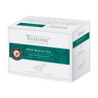 Чай Teatone Mint Black Tea, черный, 20 пакетиков на чайник