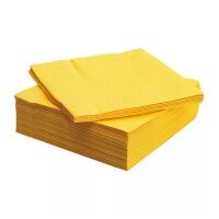 Салфетки сервировочные Интенсив желтые, 24х24см, 400шт