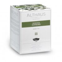 Чай Althaus Sencha Supreme, зеленый, листовой, в пирамидках, 15 пакетиков