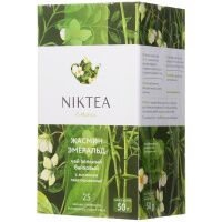 Чай Niktea Jasmine Emerald (Жасмин Эмеральд), зеленый, 25 пакетиков