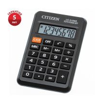 Калькулятор карманный Citizen LC-310NR 69х114х14мм, черный