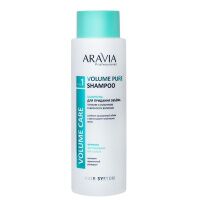 Шампунь Aravia Volume Pure Shampoo для придания объёма тонким и склонным к жирности волосам, 400мл