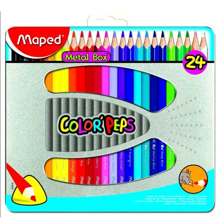 фото: Набор цветных карандашей Maped Color'Peps 24 цвета, 832016