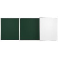 Меловая доска 2x3 Education 300х100см, зеленая, магнитно-маркерная, лаковая