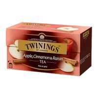 Чай Twinings Яблоко, корица и изюм, черный, 25 пакетиков