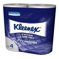 Туалетная бумага Kimberly-Clark Extra Comfort 8484 4 рулона, 4 слоя, белая, 19м