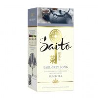 Чай пакетированный Saito Earl Grey Song, черный, 25 пакетиков