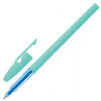 Шариковая ручка Stabilo Liner Pastel синяя, 0.3мм, бирюзовый корпус