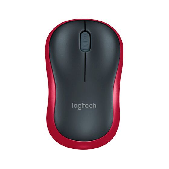 фото: Мышь беспроводная оптическая USB Logitech Wireless Mouse M185, 1000dpi, черно-красная