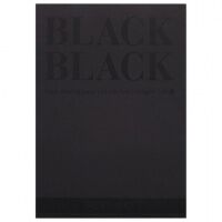 Альбом для зарисовок А4 (210x297 мм) FABRIANO 'BlackBlack', черная бумага, 20 листов, 300 г/м2, 1910