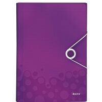 Папка-органайзер Leitz Wow фиолетовая, А4, 6 разделов, 45890062