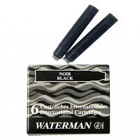 Картридж для перьевой ручки Waterman S0110940 черный, 6шт