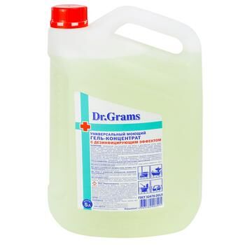 фото: Универсальное моющее средство Drgrams 5л, с дезинфициующим эффектом, гель-концентрат