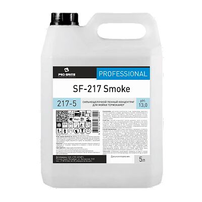 фото: Моющий концентрат для кухни Pro-Brite SF 217 Smoke 217-5, 5л, для мойки термокамер, сильнощелочной п