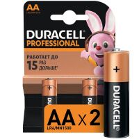 Батарейка Duracell Professional AA LR06, алкалиновая, 2шт/уп
